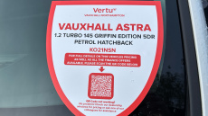 Vauxhall Astra 1.2 Turbo 145 Griffin Edition 5dr Petrol Hatchback